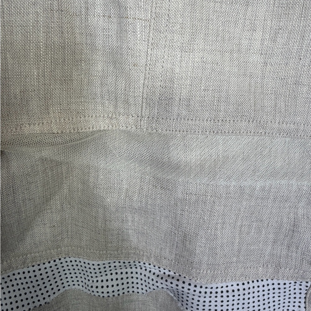 Donna By Donna Vinci Women's‎ Button-Down Linen vest beige neutral artsy - Picture 4 of 8